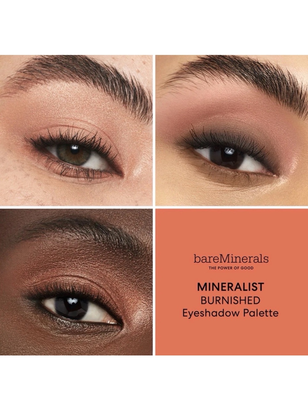bareMinerals Mineralist Eyeshadow Palette Burnished NIB - Picture 2 of 8